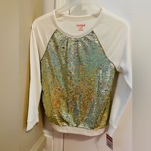 Cat & Jack sequin girl’s top new with tags!